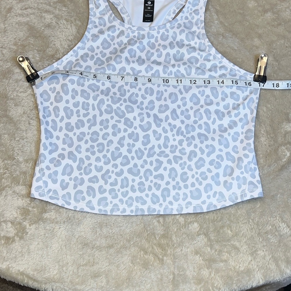 90 Degree‎ By Reflex Gray Leopard top - Picture 5 of 5